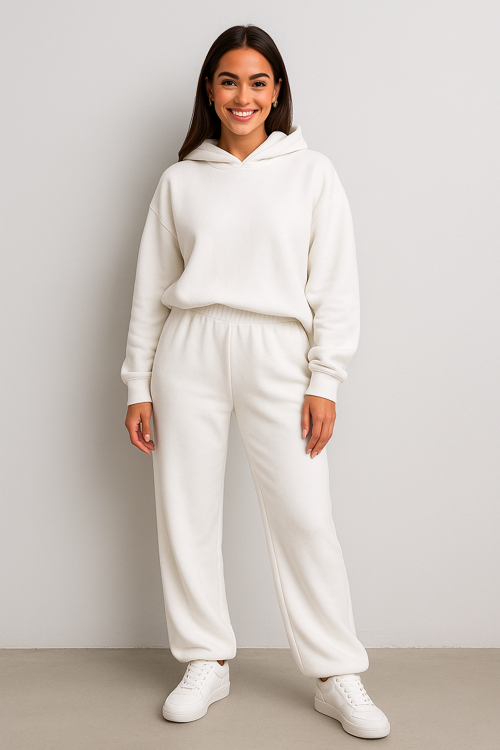 Ensemble détente & récupération – sweat oversize + pantalon fluide