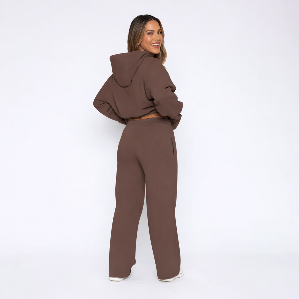 Ensemble détente & récupération – sweat oversize + pantalon fluide