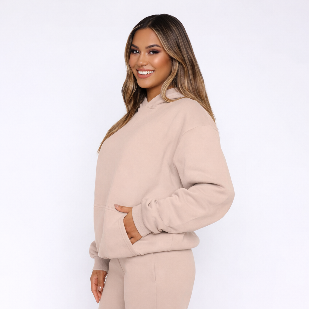 Ensemble détente & récupération – sweat oversize + pantalon fluide