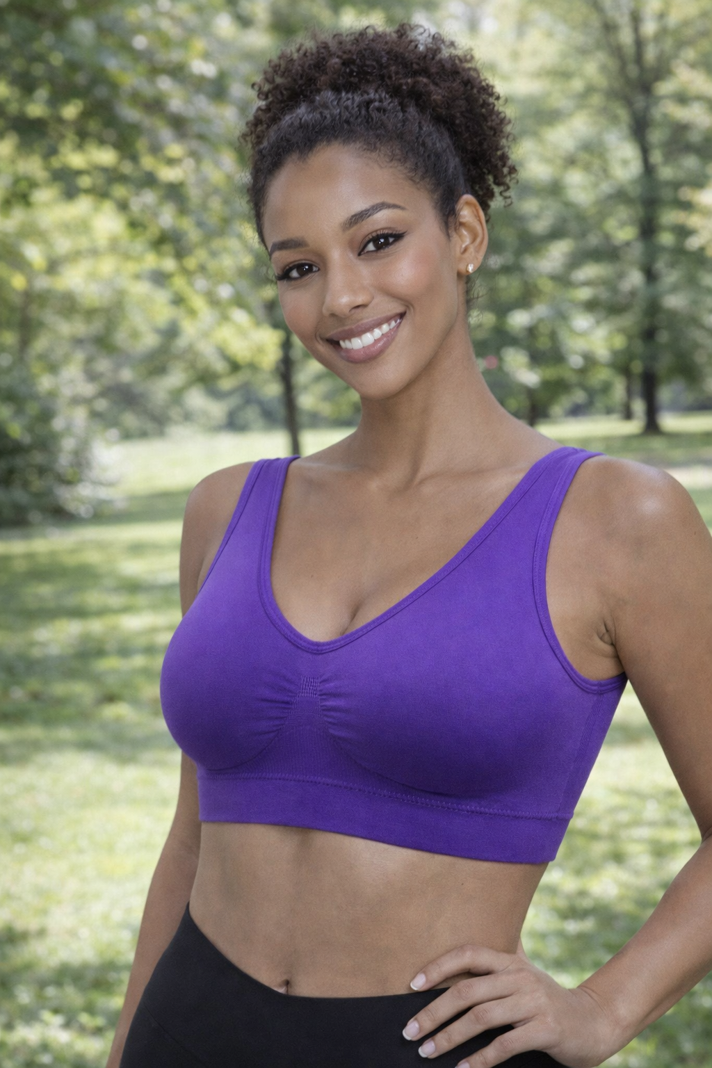 Soutien-gorge de sport sculptant – maintien élevé, sans armatures (S–4XL)